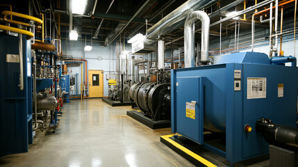 A laboratory working on advanced heat recovery technologies that capture waste heat from industrial processes and convert it into usable energy for nearby communities.