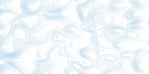 Fototapeta premium Abstract topographic map background. Topographic map lines contour background.