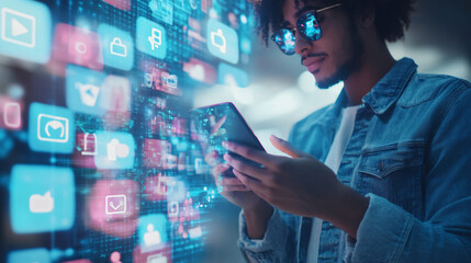 A marketing manager planning a digital advertising campaign targeting millennials, focusing on social media platforms and influencer partnerships to increase brand awareness and sales.
