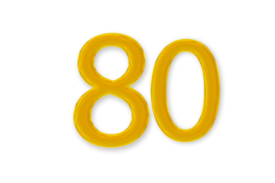 3d golden number 80