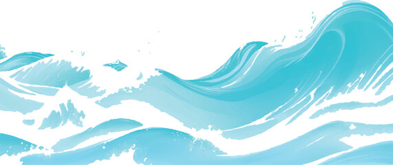 Transparent abstract soft blue and green abstract water color ocean wave texture background. Banner Graphic Resource as background for ocean wave and water wave abstract graphics
