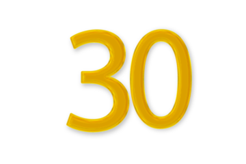 3d golden number 30