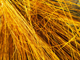 coconut fiber broom texture