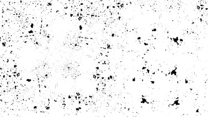Fototapeta premium Cracked Surface Grunge Texture Vector. Uneven Overlay. Distressed Grungy Effect. Background of cracks, scuffs, chips, stains, ink spots, lines. Dark design