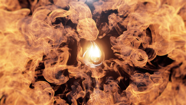 Fire Blaze Logo Intro Animation