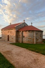 Fototapeta premium Capilla de la Virgen de la Lanzada, Galicia