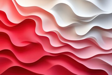 Obraz premium Vector background with red and white colors, gradient in the upper left corner, smooth lines, simple design of an elegant corporate style