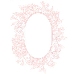 Graphic seamless pattern with flowers and birds. Illustration