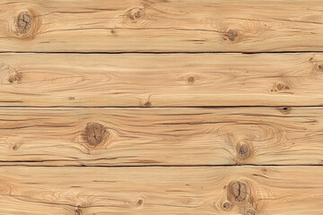 Naklejka premium Light brown wooden planks background texture.