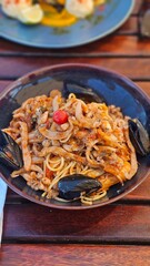 seafood and pasta