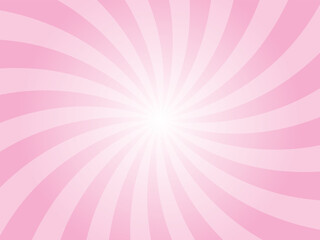 Obraz premium Abstract background with rays retro starburst rays. Swirl Lavendar pink color sunburst background vector illustration pattern beam rays. Spiral radial striped backdrop. Vector illustration.