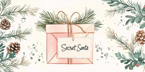 Obraz premium wrapped gift with a 