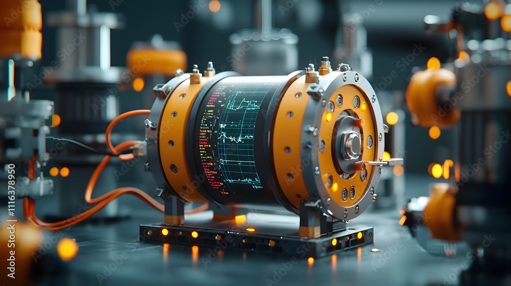 Poster precise seismic readings from a state of the art seismograph instrument displaying the intricate mec