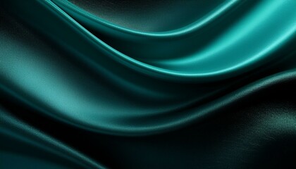 Obraz premium Emerald Sea: A Subtle Dance of Color and Texture