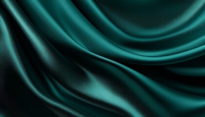 Obraz premium Aventurine Dreams: Luxurious Shimmer on Satin Fabric
