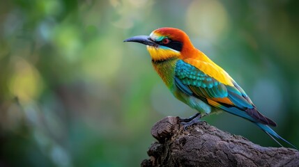 Obraz premium a full-bodied bird of brilliant beauty