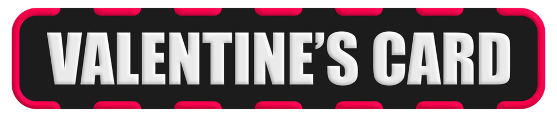 Fototapeta premium Valentine’s Card Stamp Seal, Black Background Valentine’s Card Word Rubber Stamp Banner Design Element