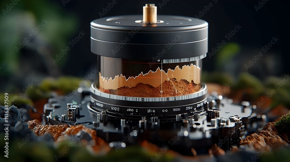 Poster advanced seismographic instrument monitoring and analyzing the real time dynamics of an active fault