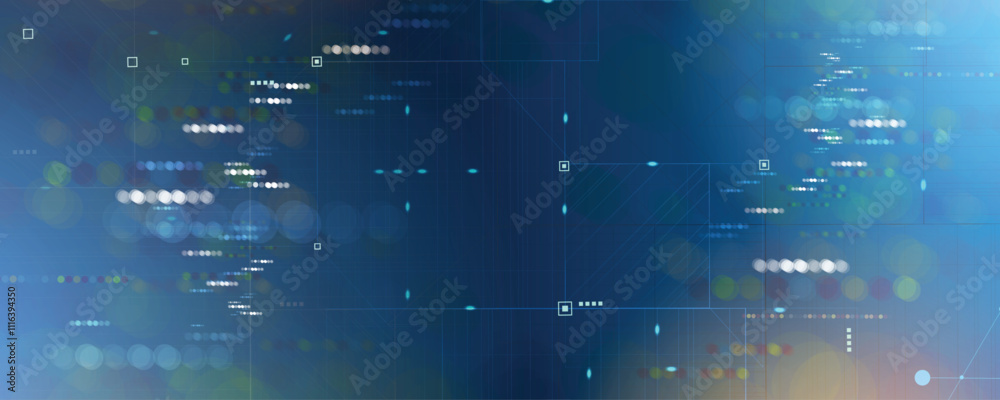 Poster technology abstract futuristic science background for internet business.