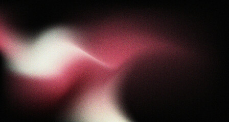 Abstract pink red white glowing grainy gradient black background noise texture poster header banner design copy space, grainy poster banner design, colorful poster web banner design