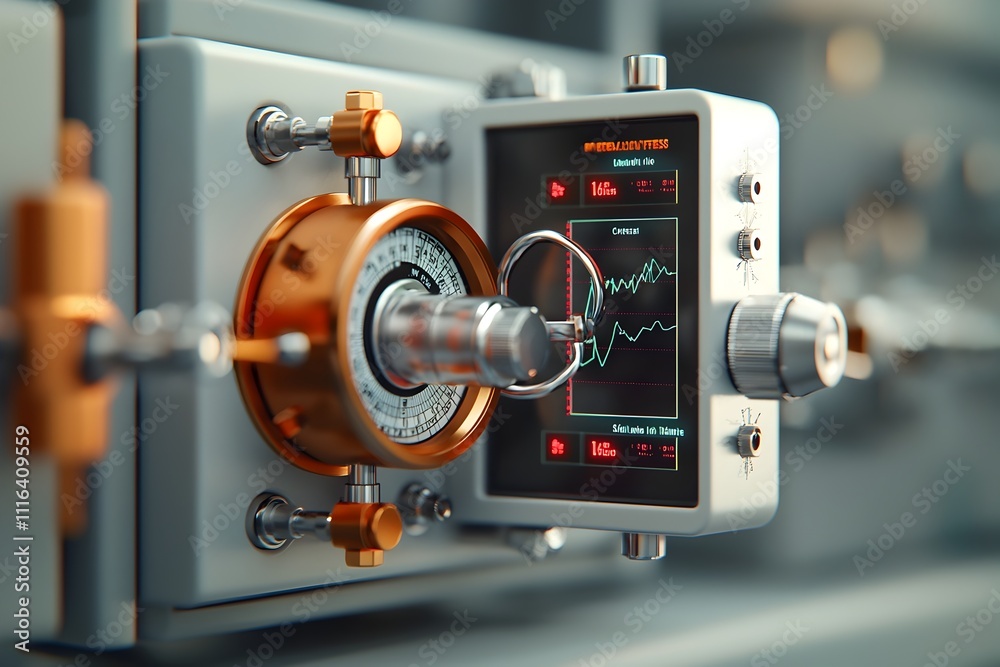 Poster cutting edge seismograph apparatus precisely measuring the build up and release of tectonic stress f