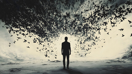 The Societal Impact of Antisocial Personality Disorder: A Conceptual Artwork on Disconnection and Alienation Amidst Chaos