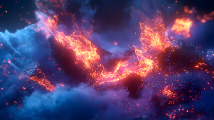 An Intense Exploration of Pyromania: Capturing the Fascination and Danger of Fire through Vivid Imagery