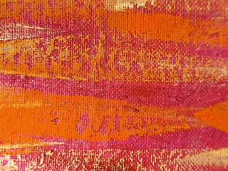 Obraz premium Acrylic Painting Base Red, Orange, Yellow, Rough Stretched Canvas, 
