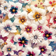 Fototapeta premium Colorful, rhythmic pattern.
