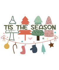 Tis The Season boho, Xmas Christmas funny shirts merry, matching family Christmas pajama cool,  Christmas party, bright shirt Christmas gift idea makes, great x-mas gift idea, Cute Christmas