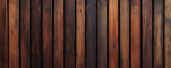 Obraz premium wallpaper background: brown wooden textured wood batten board panel 