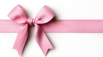 Elegant pink ribbon bow decoration creative minimalist gift wrapping ideas
