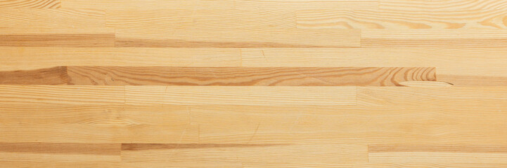 Naklejka premium A minimalist wooden texture backdrop, offering soft tones and a clean surface for creative design, top view, copy space