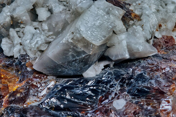 background, pattern, structure, mineral, crystal, colors, reflec