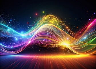 Obraz premium A radiant surge of illumination highlights the dynamic energy within digital fashion photography, infusing each shot with a vibrant, captivating essence.