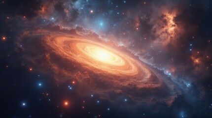 Obraz premium Fascinating mystery of the cosmos: a breathtaking creation