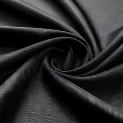 Naklejka premium black background with fabric texture
