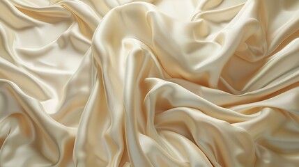 Obraz premium Beige silk fabric texture paper texture satin texture
