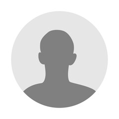 Vector flat illustration. Icons of man and woman. Avatar, user profile, person icon, profile picture. Suitable for social media profiles, icons, screensavers and as a template. Business concept.