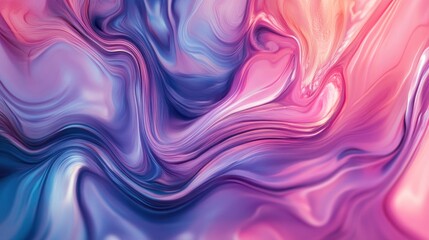 Obraz premium Abstract swirling colors in vibrant pink and blue hues, creating a fluid, artistic design.