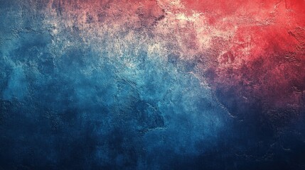 Obraz premium Abstract blue and red textured background.