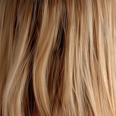 Naklejka premium Luscious and Silky Straight Blonde Hair with Captivating Textures and Natural Shine
