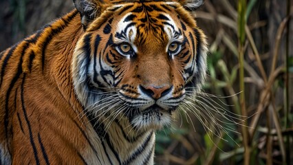 Obraz premium Portrait of a beautiful Royal Bengal tiger