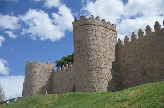 Murallas de &Aacute;vila, &Aacute;vila, Castilla y Le&oacute;n (Espa&ntilde;a)