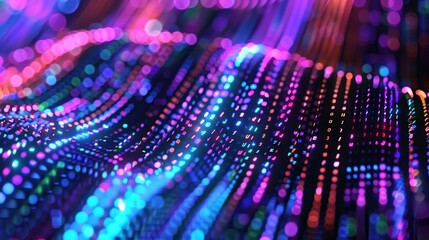 Obraz premium Abstract Neon Lightscape