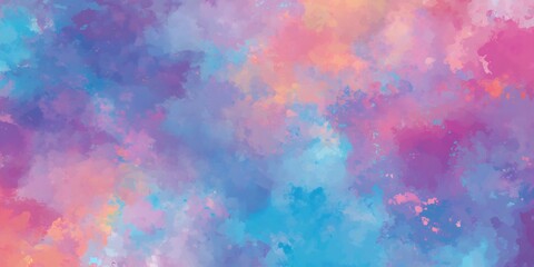 Soft pastel hues seamlessly merge in a dreamy, artistic painted backdrop, forming a textured canvas with a calming and mystical atmosphere