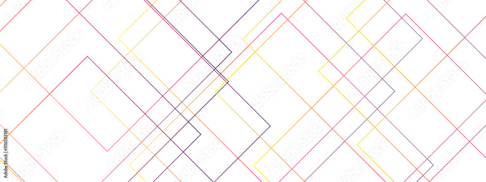 Wall mural abstract white golden and red vector blueprint with futuristic architecture concept with digital geo