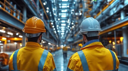 Engineers utilizing advanced BIM technology in a modern industrial facility