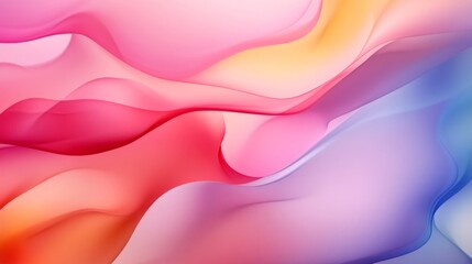 Fototapeta premium Abstract Pastel Swirling Background with Pink, Yellow, and Blue Hues