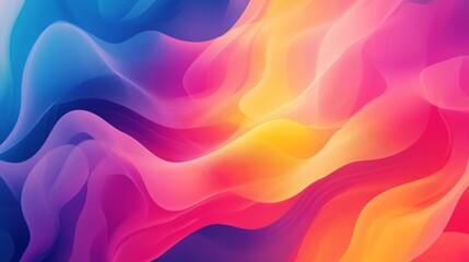 Fototapeta premium Abstract Wavy Background with Vibrant Colors